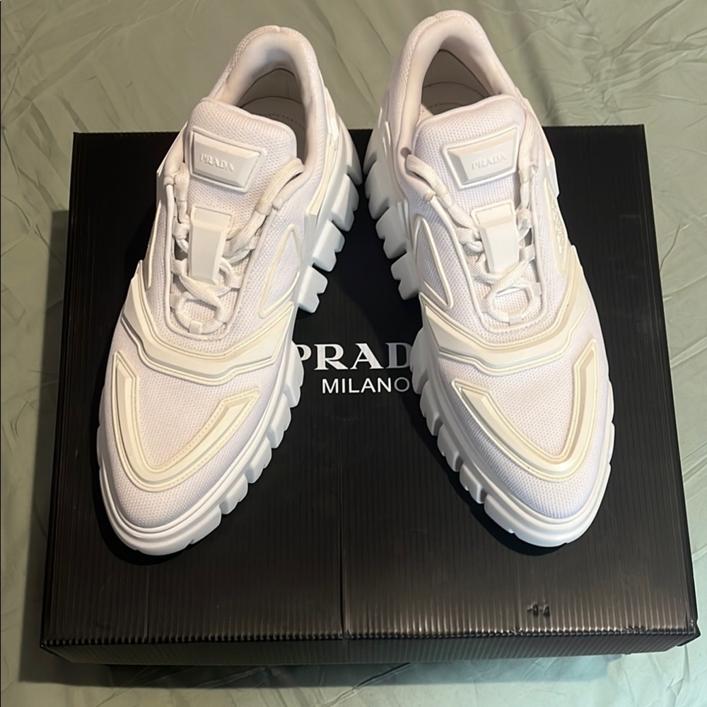 Prada Monolith Evolution Thunder Lug Sole Platform Sneakers